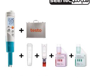 ست کامل PH متر قلمی دیجیتال تستو TESTO 206 ph1